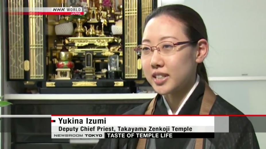 oterastay,NHK,temple hotel, takayama, hidatakayama, temple stay