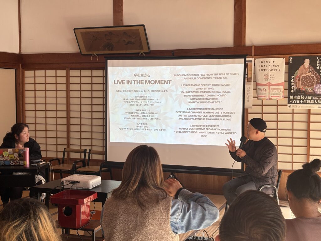 Buddhism session at Daitaiji Temple
